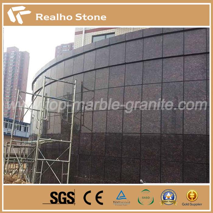 Tan Brown Granite Tiles for Exterior Wall