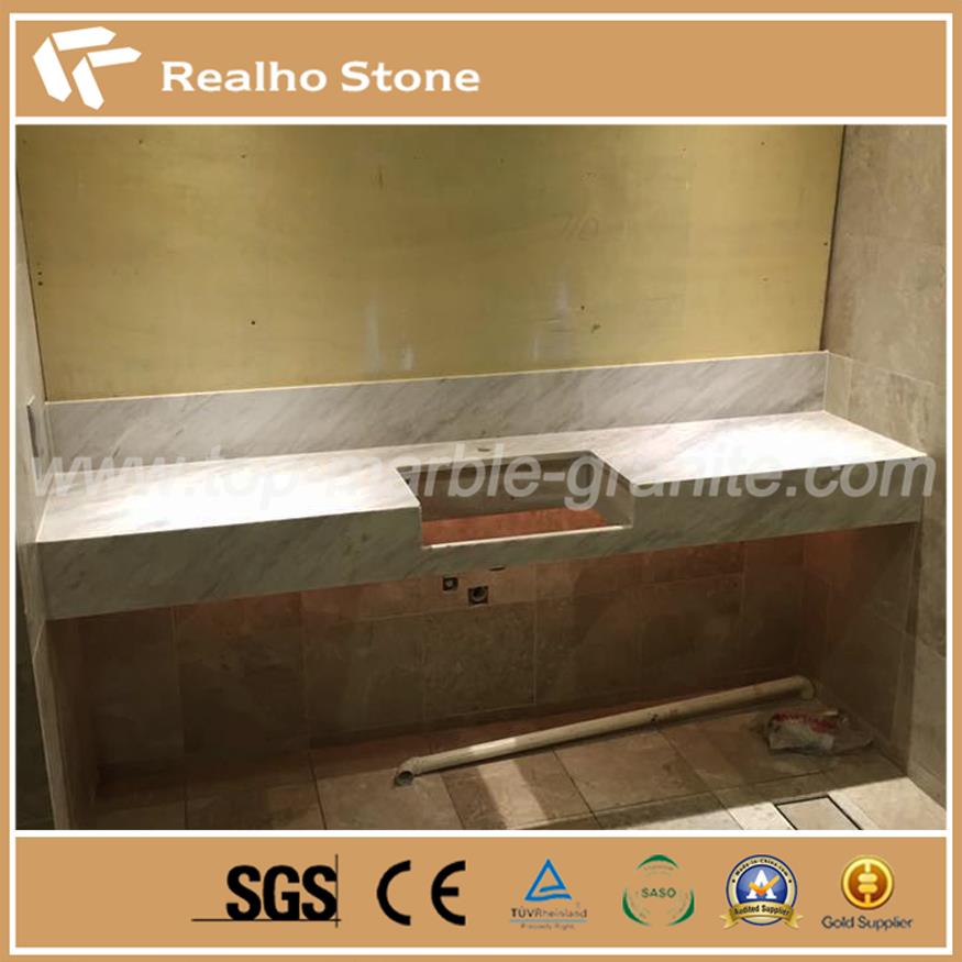 Volakas White Marble Bathroom Vanity Top
