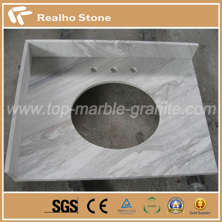 Volakas White Marble Washroom Vanity Top Volakas White Marble Washroom Vanity Top