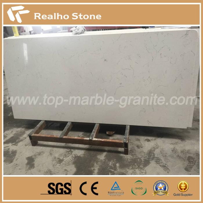 Carrara White Artificial Quartz Stone For Kitchen Work Tops/Island Top Carrara White Artificial Quartz Stone For Kitchen Work Tops/Island Top