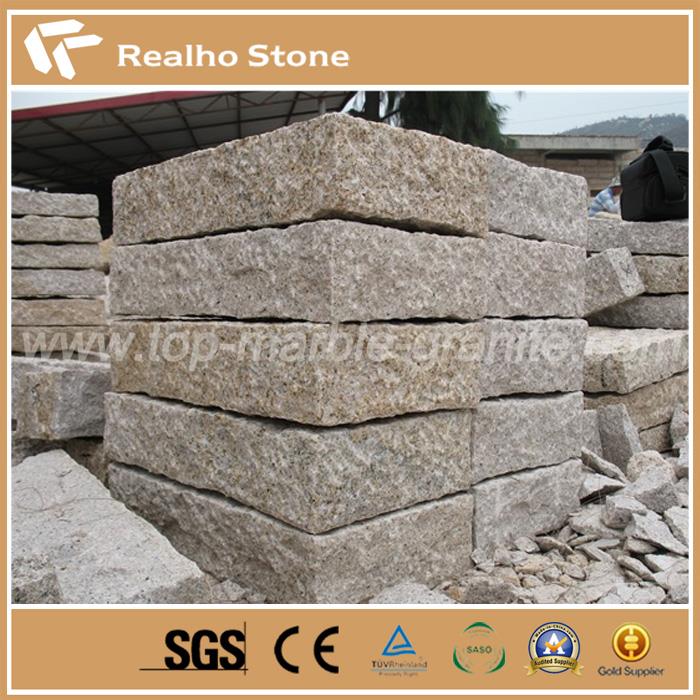 Sunset Yellow Granite Kerbstone for Road Driveways 