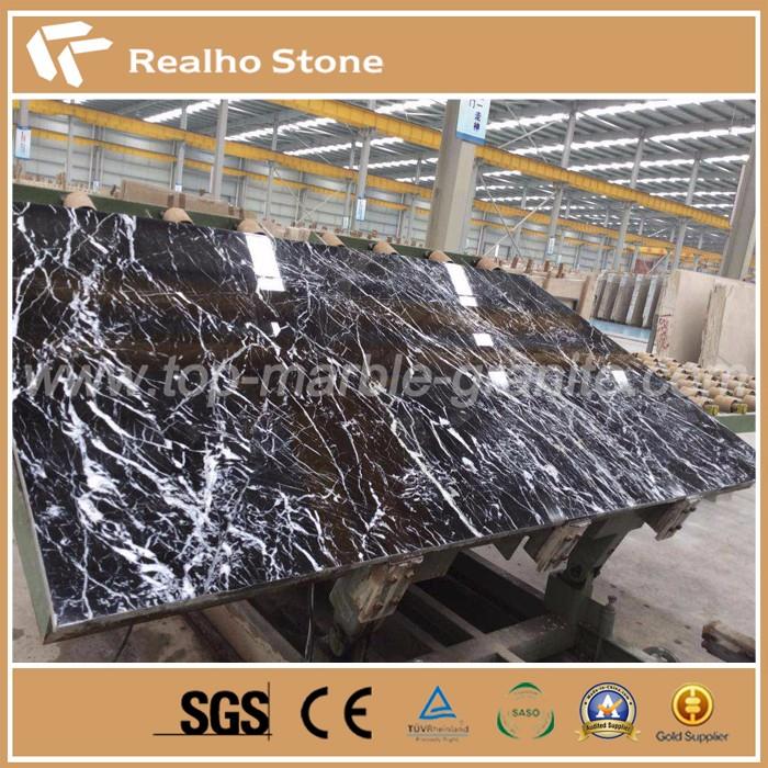 Snow Black Marble Slabs Snow Black Marble Slabs