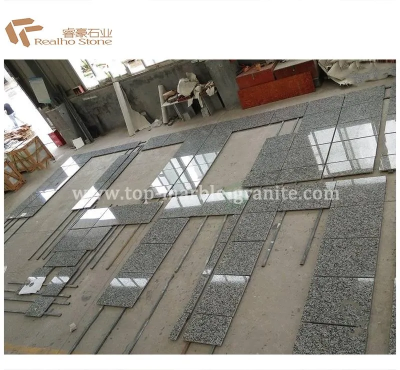 Chinese Spray White Granite Tiles