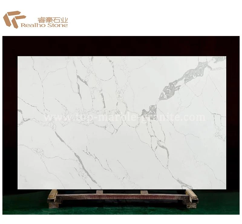Calacatta White Quartz Slabs