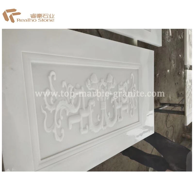 white marble carving