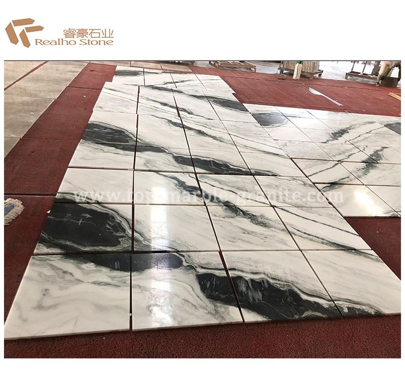 Panda White Marble Wall Cladding Tiles