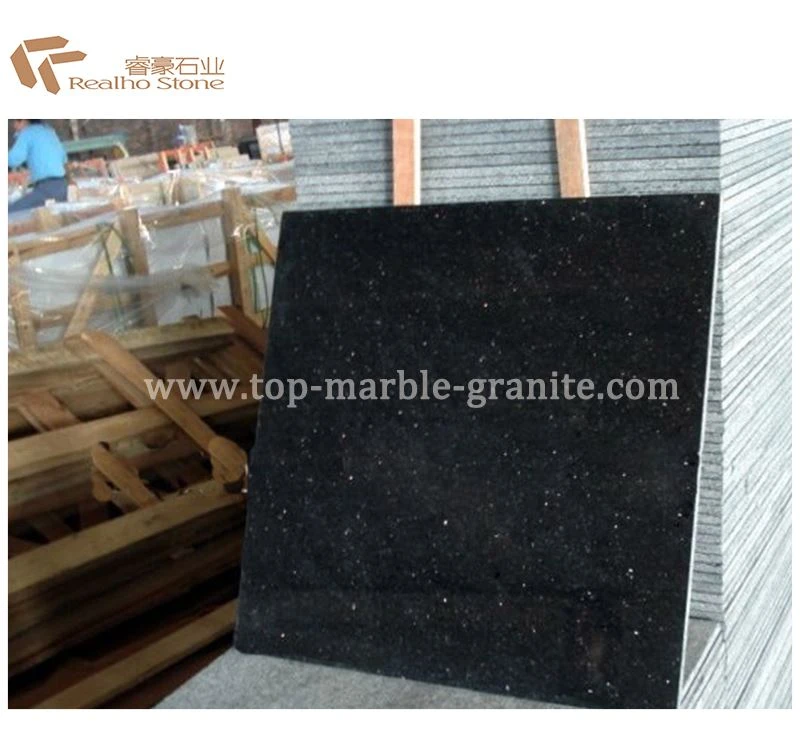 Black Galaxy Granite Polished Floor Tiles Black Galaxy Granite Polished Floor Tiles