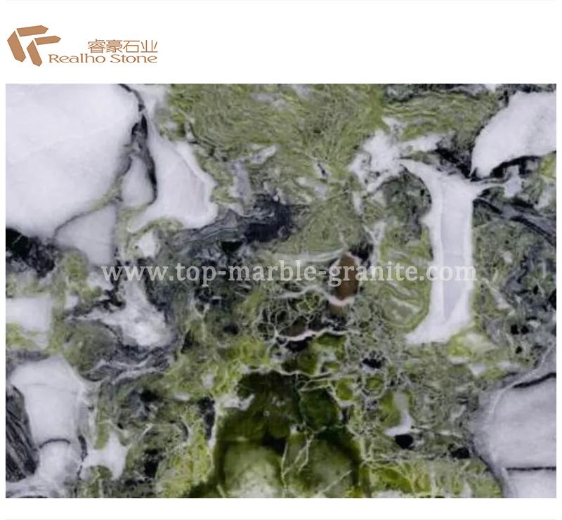 cold emerald green marble