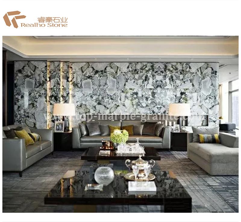 green marble tile