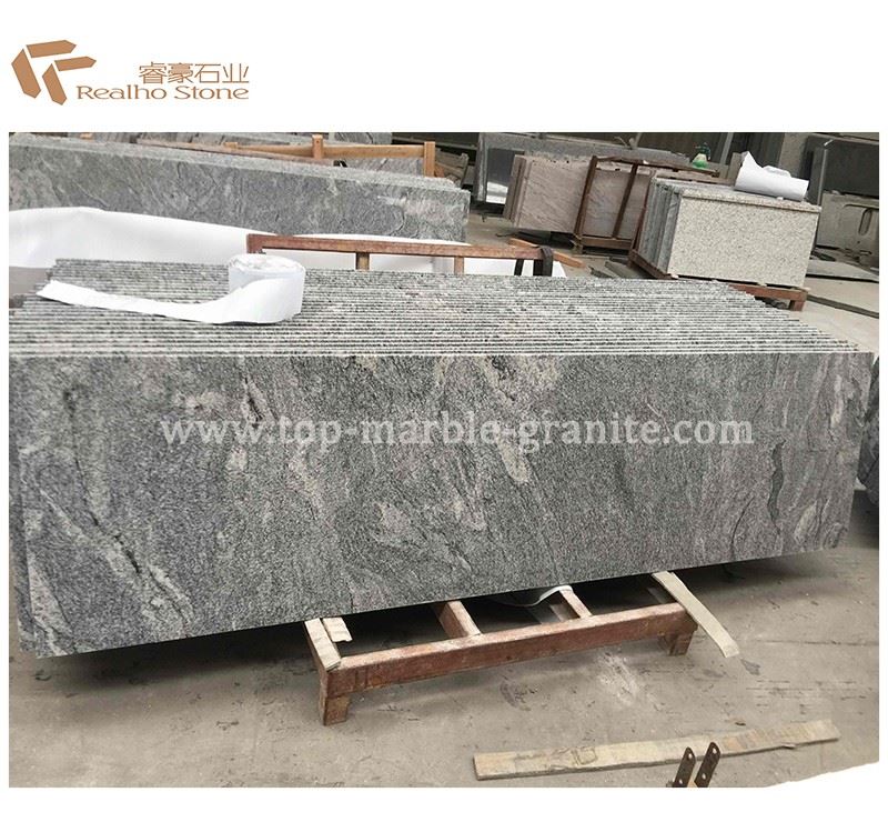 White and grey granite