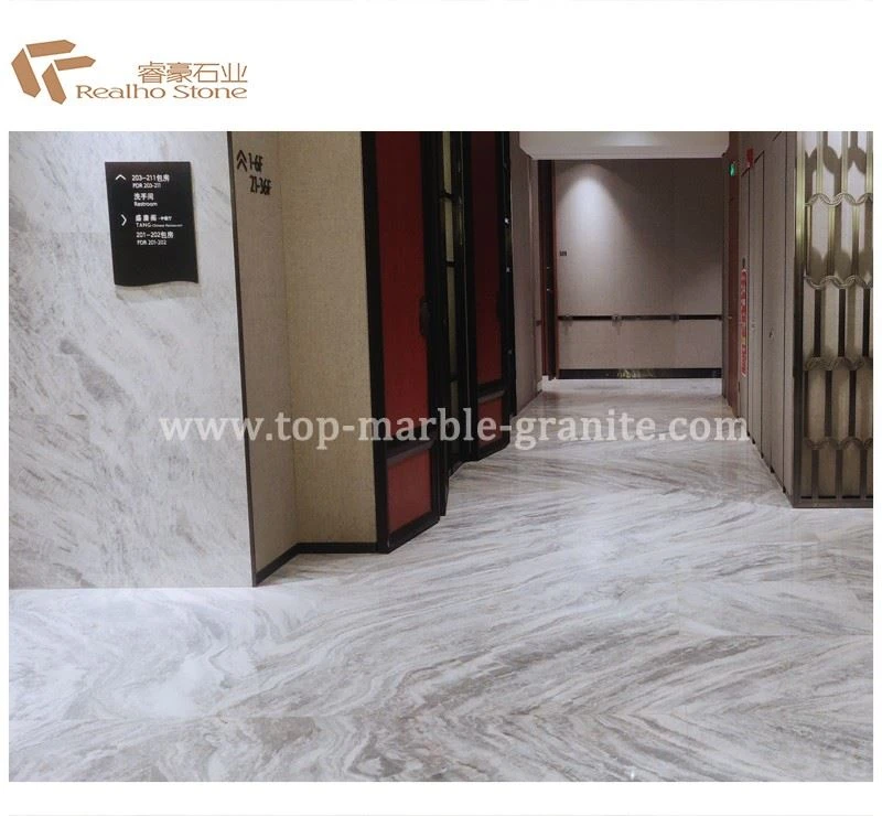 white marble flooring