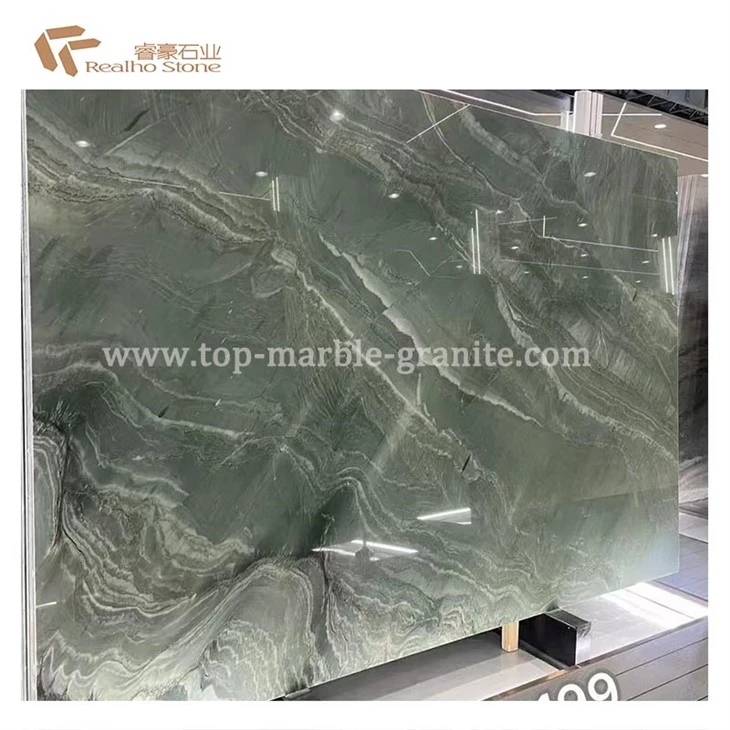 Brazil Dragon Ita Green Quartzite For Background Countertops