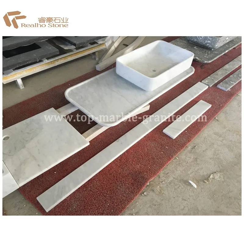 Carrara White Marble Washbasin Stone Sinks high quality
