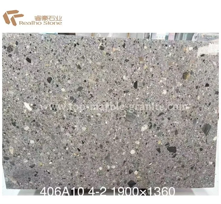 Ceppo Grey Marble Slab Like Terrazzo Stone Supplier suppliers