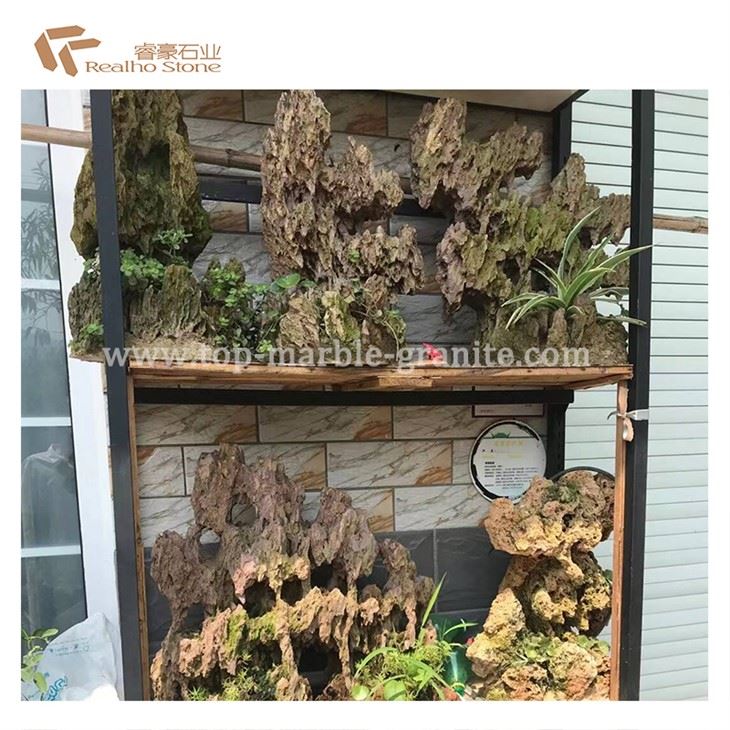 Factory Price Dragon Stone Ohko Violate Stone For Aquarium Tank Decoration