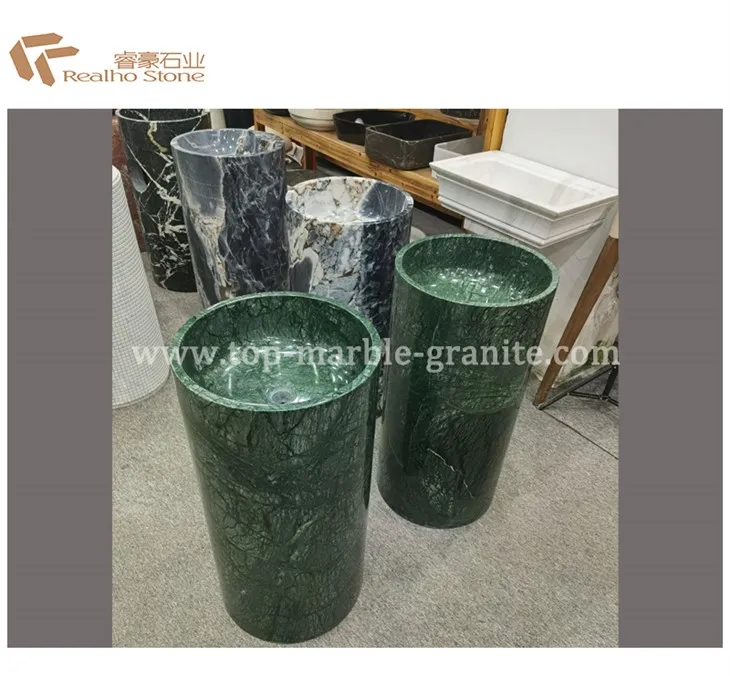 Green Verde Marble Marble Sinks Basin