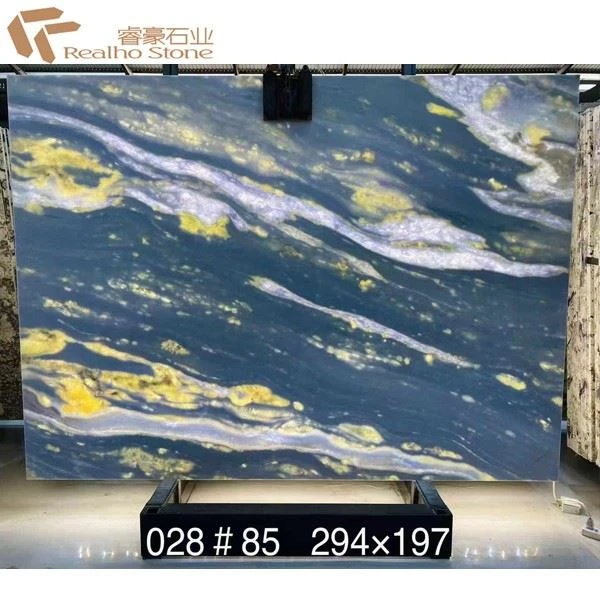 luxury blue marble