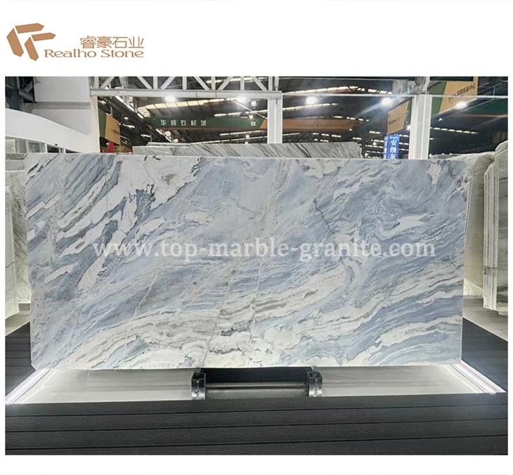 Luxury Marble Ocean Blue Python Quartzite
