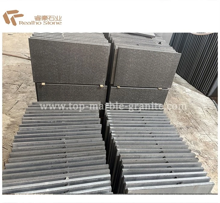 natural black granite tile