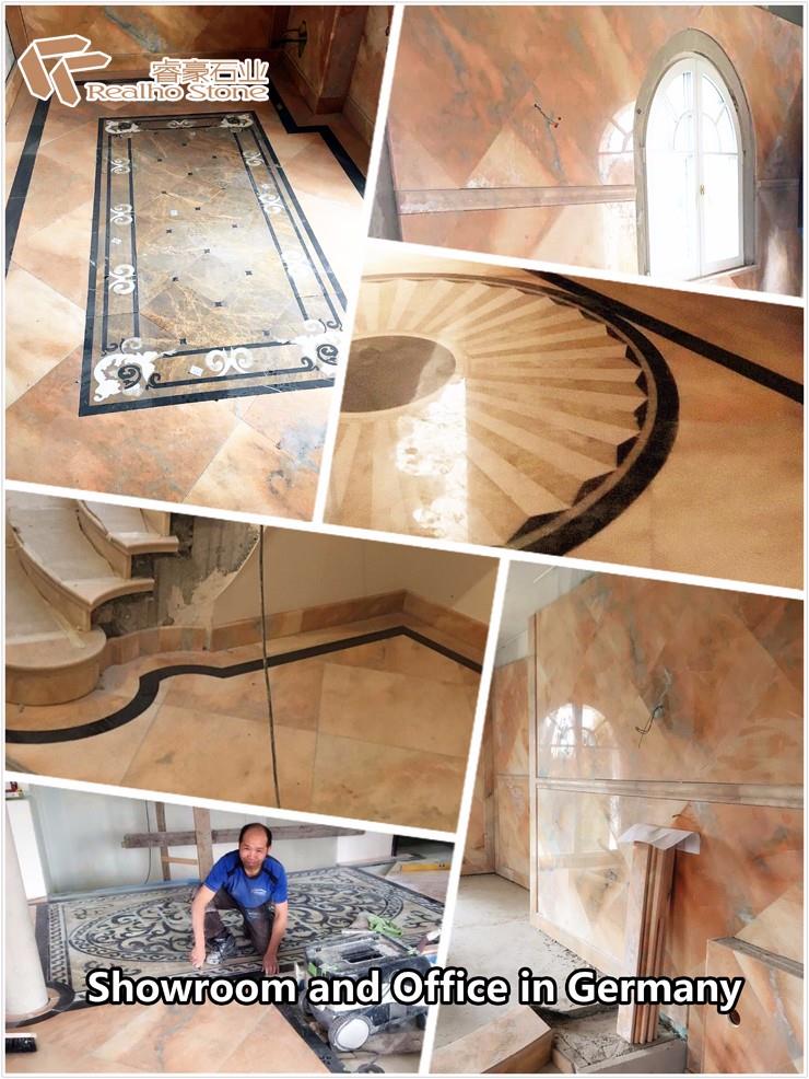 Rosa Portogallo Marble Project in Germany
