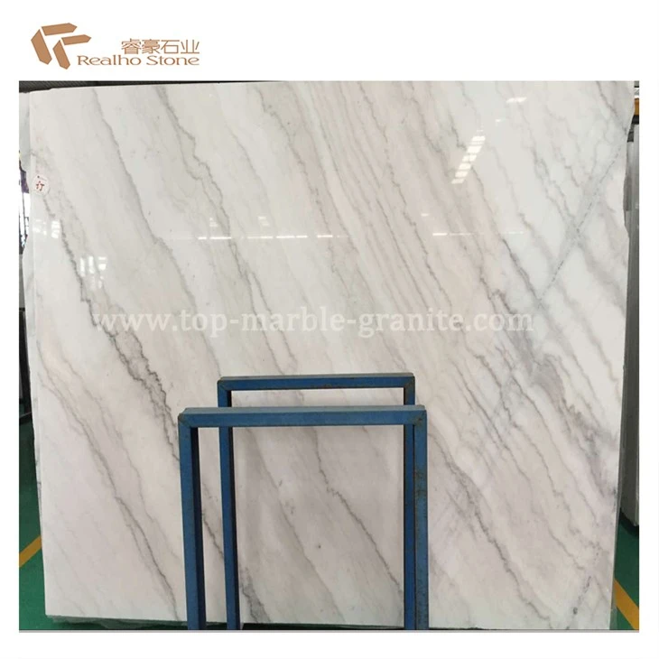 Polished Guangxi White Marble Slab