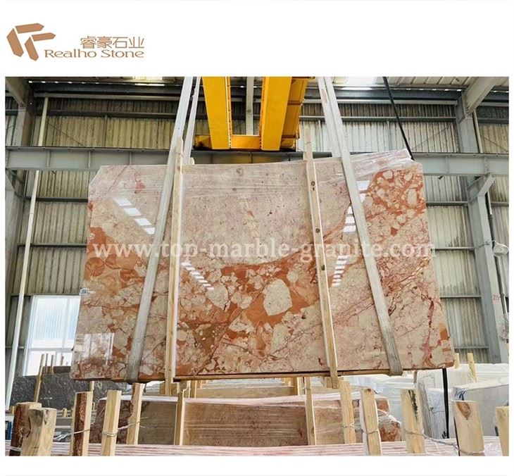 red marble slab