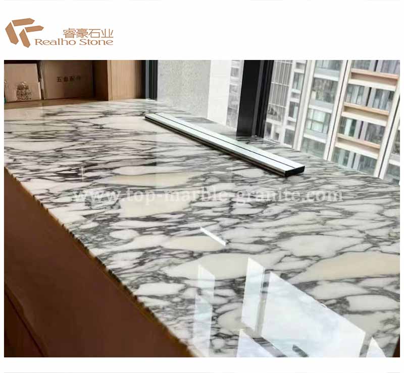 White Arabescato Marble Countertop White Arabescato Marble Countertop