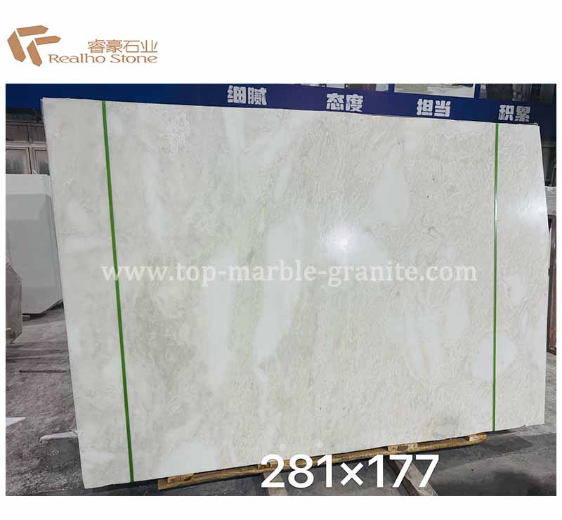 bianco rhino marble slab