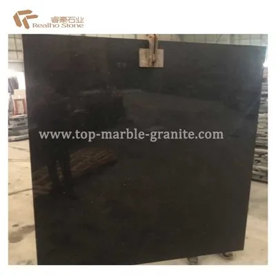 Competitive Price India Black Galaxy Granite For Kitchen Countertops Island