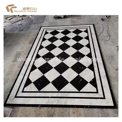 Waterjet Medallion Pattern Flooring Tiles