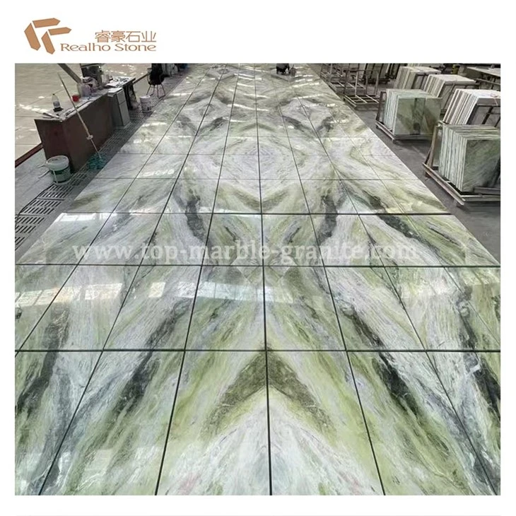 Swan Lake Green Marble For Flooring Tiles