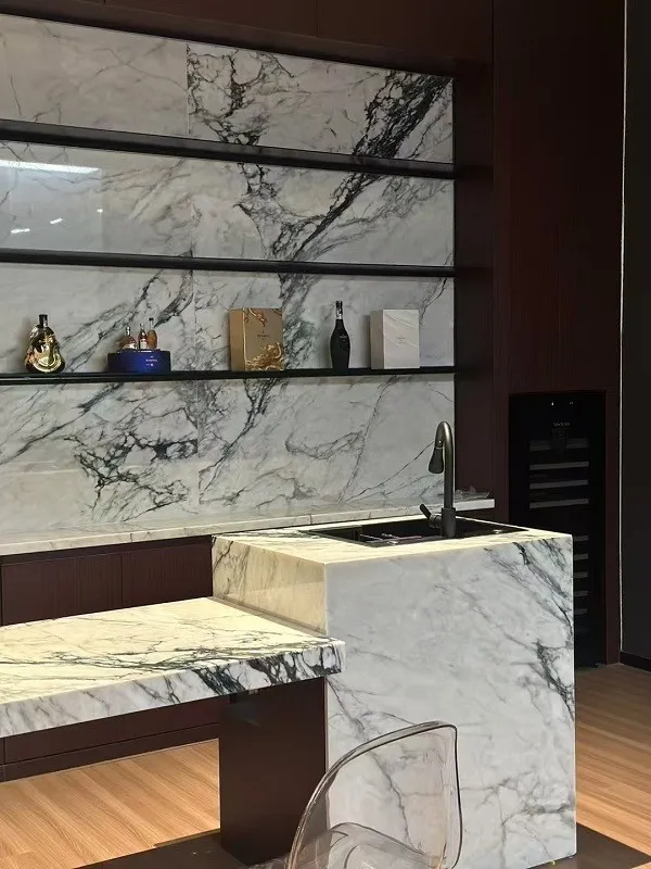 white marble with green veins