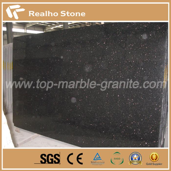 Big Size Black Galaxy Granite Slabs for Sale