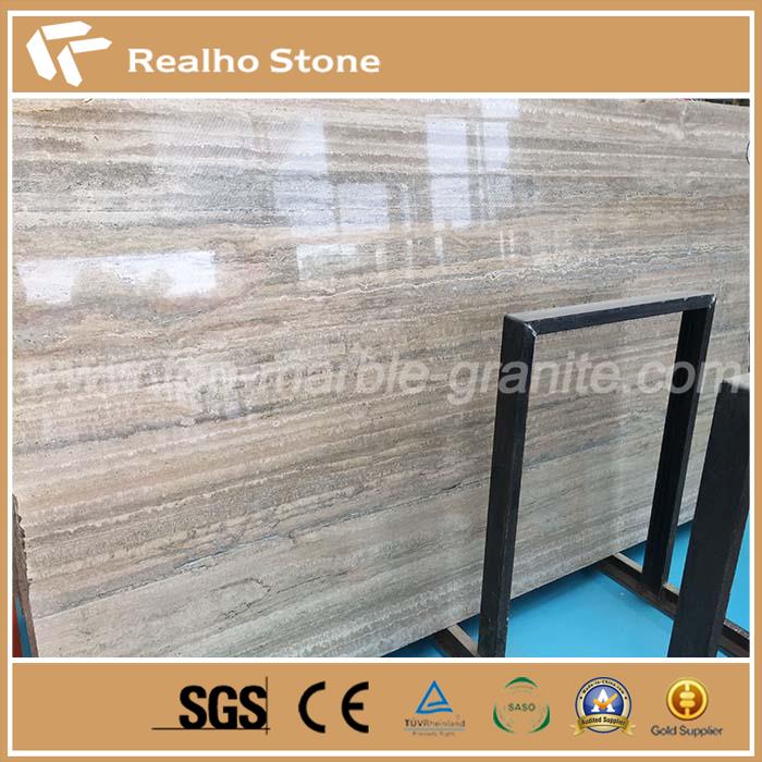 Persian Silver Travertine Slab