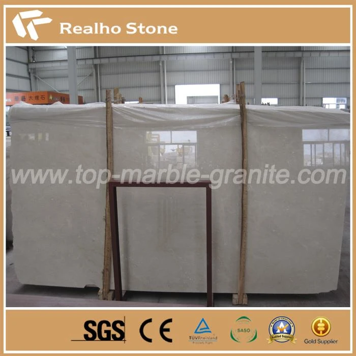 Spain Beige Crema Marfil Marble Slab For Cut To Size Tile Decoration