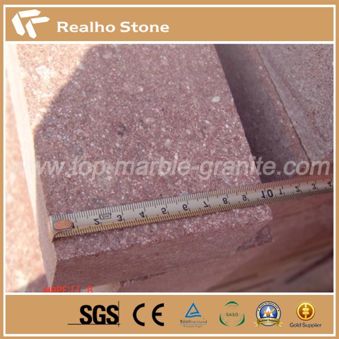 Red Porphyry Stone Paving Setts and Kerbs