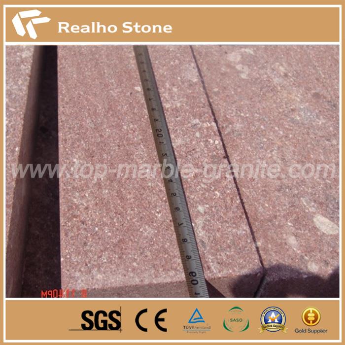 Red Porphyry Stone Paving Setts and Kerbs