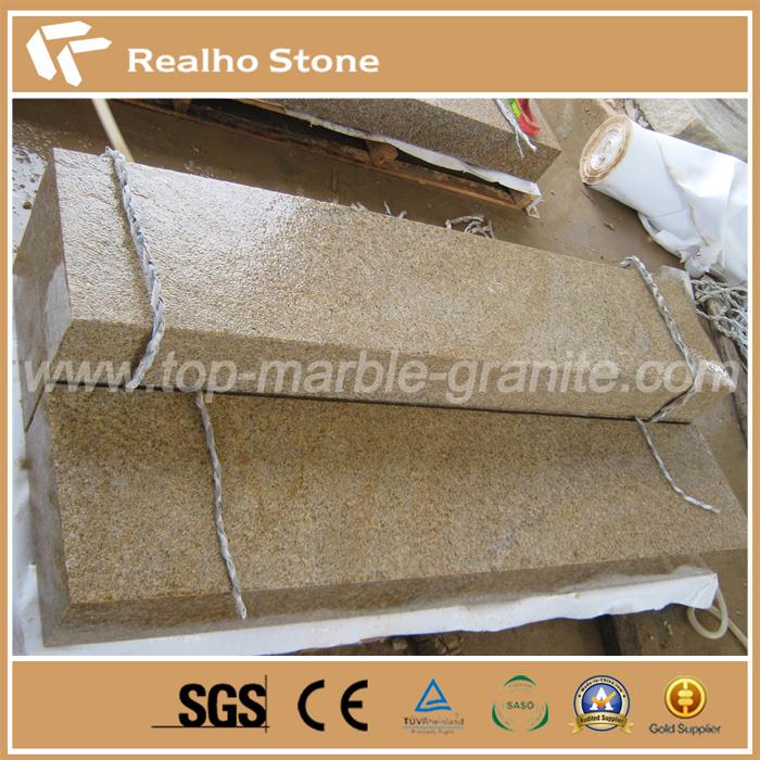 Sunset Yellow Granite Kerbstone For Road Driveways