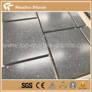 Angola Black Leather Finish Granite For Wall Cladding