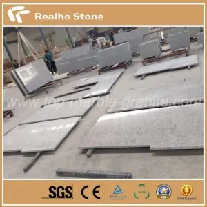 G655 Laminated Polished White Granite Kitchen Island Countertop