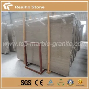 Coffee Brown Wooden Grey Eramosa Marble Slab With Own Factory and Own Quarry