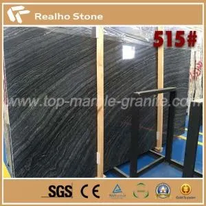 Nature Antique Black Oak Wooden Marble Slab