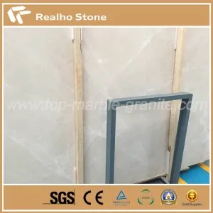 Nature Turkey Baiyu Aran White Cream and Corinthian Beige Marble Slab for Project