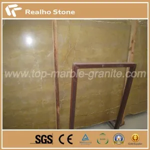 Building Decoration Spanish Gold Yellow Marble Slab
