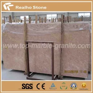Nature Rosa Cream Valencia and Pink Marble Slab