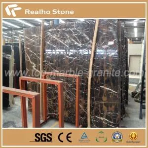 Afghanistan Black Portoro Gold Marble for Hotel Project