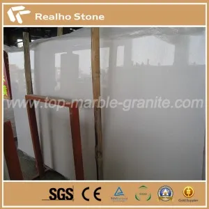 Crystal White Bianco Sivec Thassos Marble Polished Slab for Project Decoration