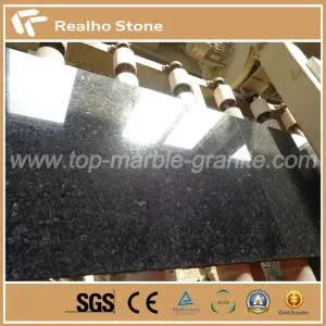 Polished Angola Black Granite Slabs