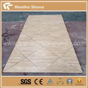 Turkey Beige Travertine Stone Block for Flooring Tile