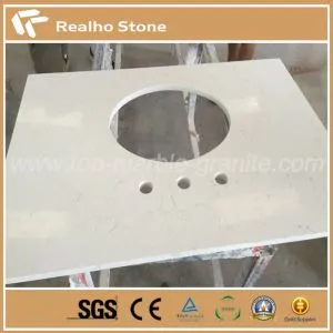 Chinese Carrara Marble Imitate Synthetic Quartz Stone